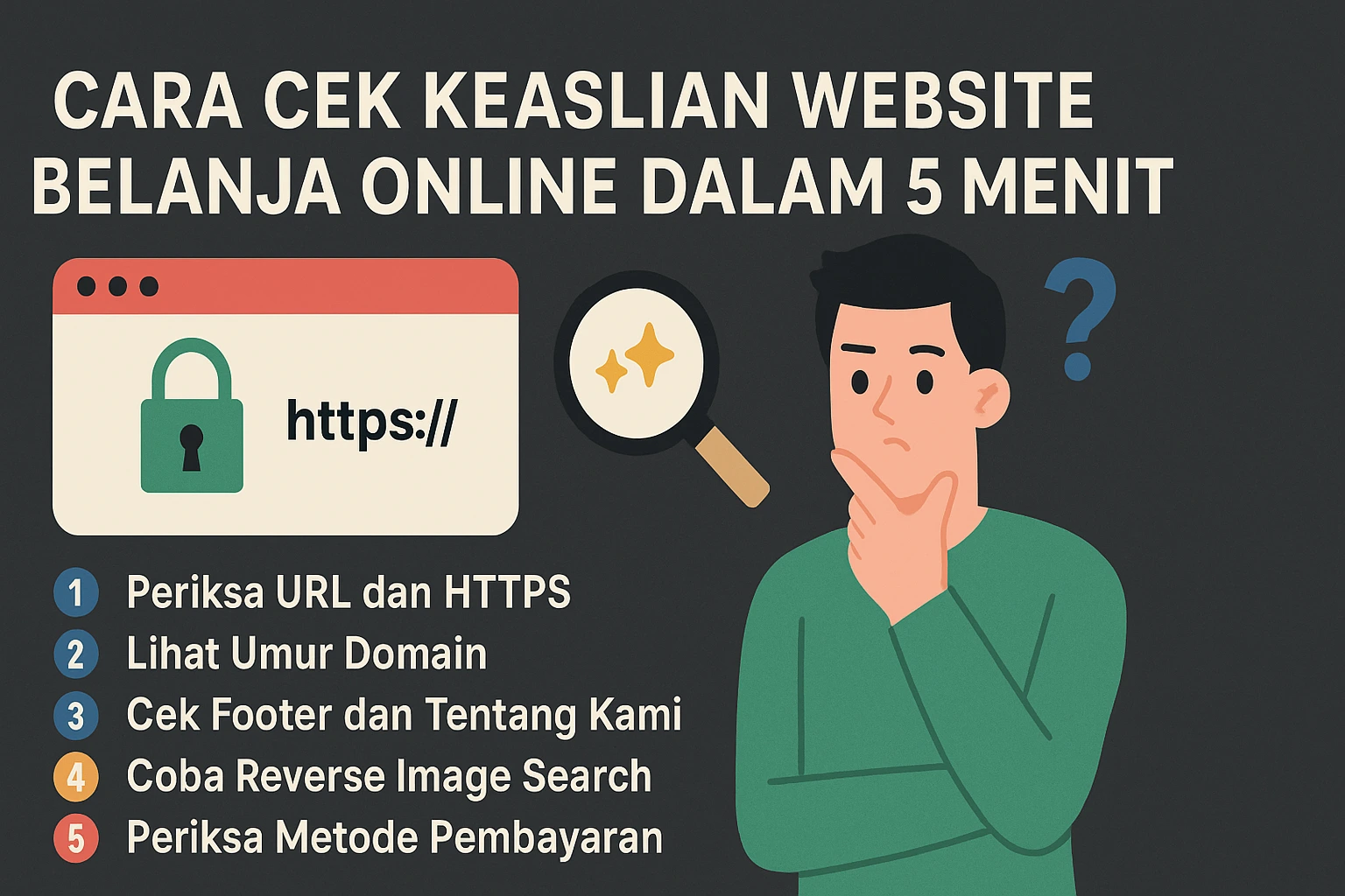 cek keaslian website belanja online