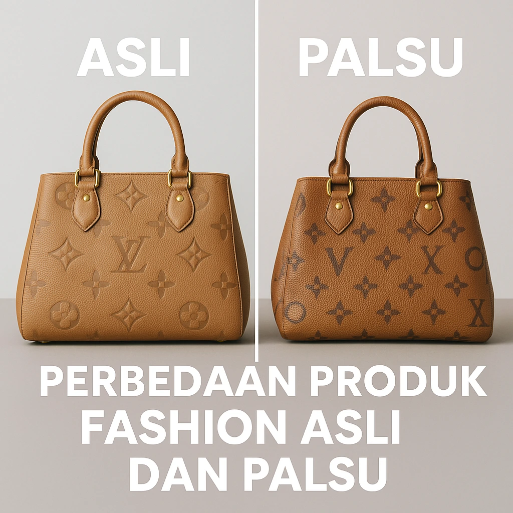 Perbedaan Produk Fashion Asli dan Palsu